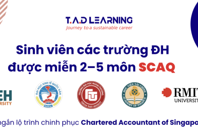 Sinh viên RMIT, UEH, NEU, FTU, AOF – Bạn đang có lợi thế khi học SCAQ! Sinh viên RMIT, UEH, NEU, FTU, AOF – Bạn đang có lợi thế khi học SCAQ!